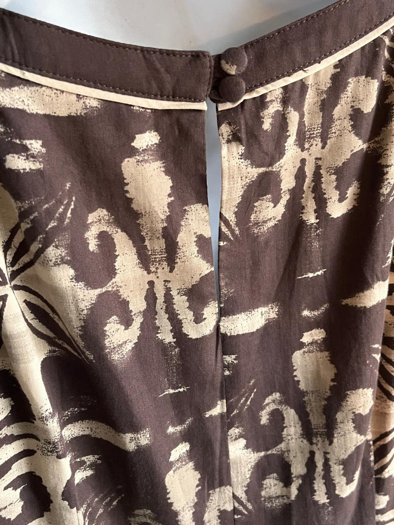 Principles Brown & Cream Dress - UK10
