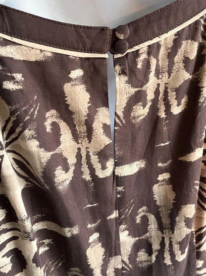 Principles Brown & Cream Dress - UK10