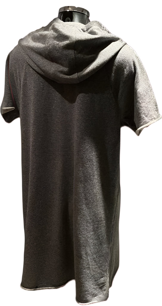 DKNY Grey Hoodie Dress - Size L -  Preloved