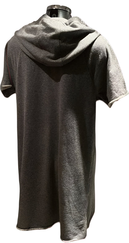 DKNY Grey Hoodie Dress - Size L -  Preloved