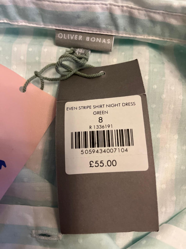 Oliver Bonas Mint Green Nightshirt - UK 8