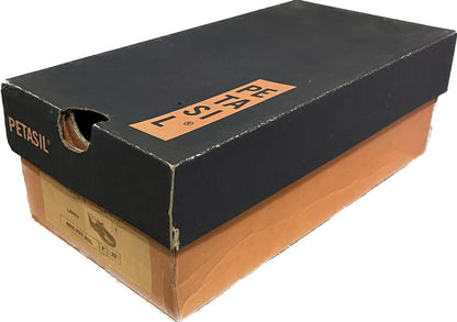 Petasil Black LARRY Leather Shoes size UK1  NEW in Box