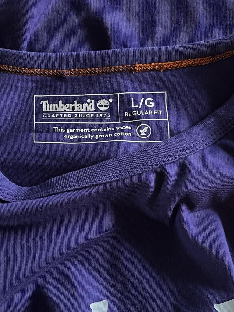 Timberland Purple T-shirt  - Size L - Label
