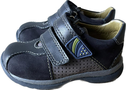 Start-rite Navy Leather shoes size UK3F - 4E  NEW in Box