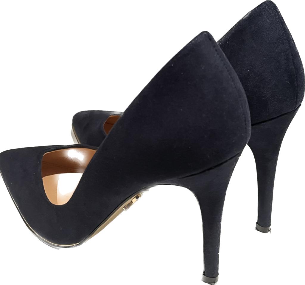 Lipsy Navy Blue Suede Shoes - UK6