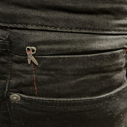 Ringspun Black Jean W34 - Scissor Badge Icon