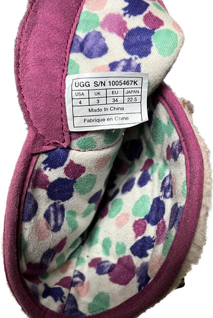 UGG Pink Suede Boots - Serial Number