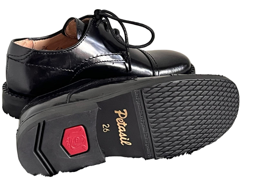 Petasil Black Patent Shoes UK8.5 - NEW