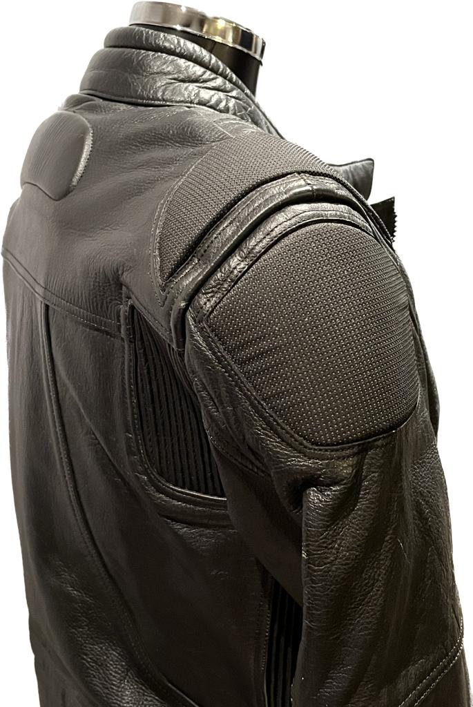 Alpine Wear Leather Biker Jacket - UK 14 -  Pre-loved