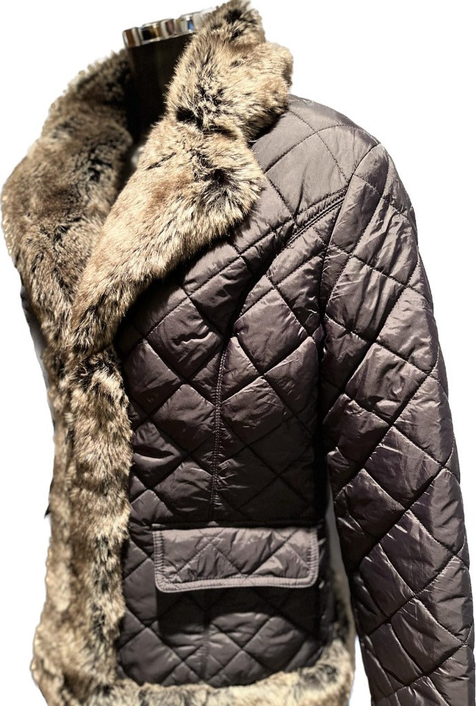 Christiano Baldinucci Quilted Jacket - Size UK16