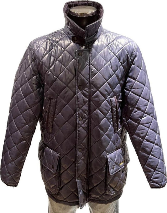 Barbour Navy Quilted Jacket - Size L