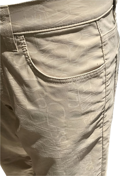 Versace Classic Cream Embossed Jeans - Pocket