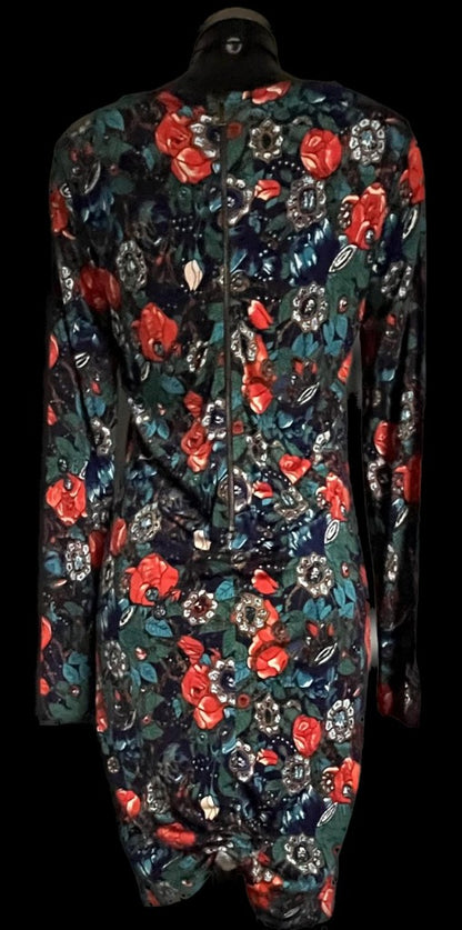 BIBA Floral Chain Dress - Size UK12 - NEW with Tags