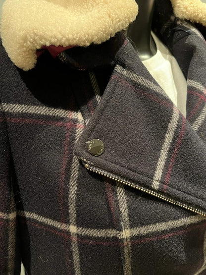 Hilfiger Wool Biker Style Jacket size UK8  - Pre-loved