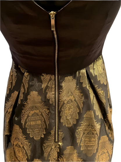 OASIS Black & Gold Dress - UK 8
