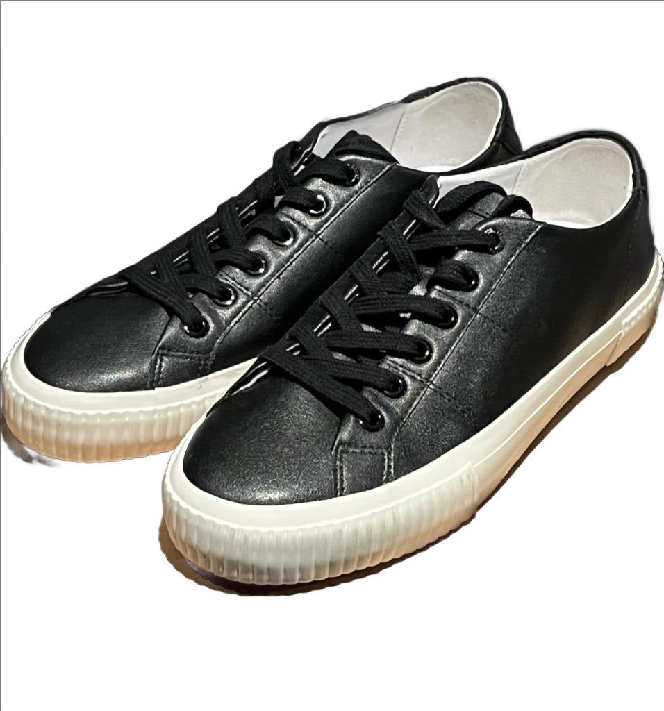 TED BAKER Black Leather Trainers - UK 5