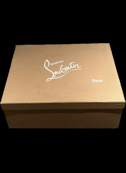 Louboutin Black Suede Boots - Outer Box