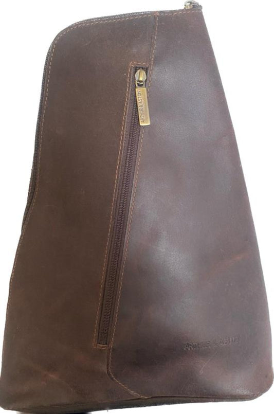 Arthur & Aston Crossbody Premium Brown Leather Bag