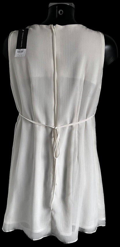 Dorothy Perkins Cream Dress - Size UK14 - NEW with Tags