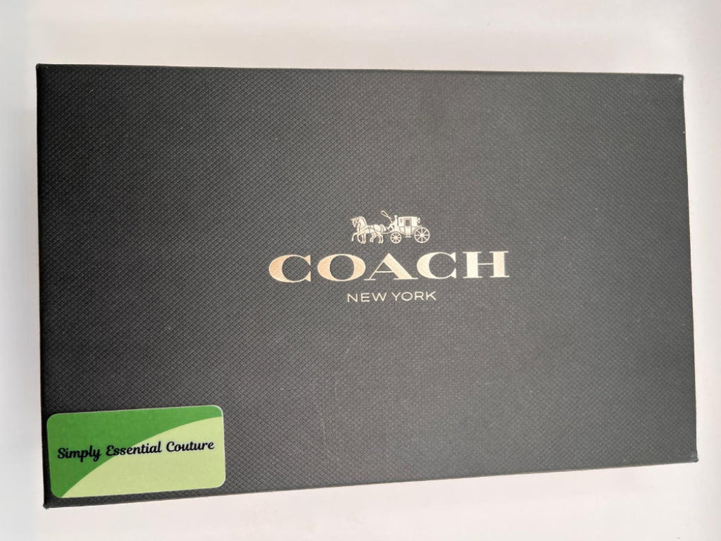 Coach Black Pebbled Leather Purse