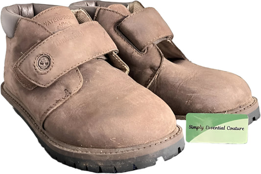 Timberland Brown Leather Boots- Size UK13 - Pre-loved in great condition