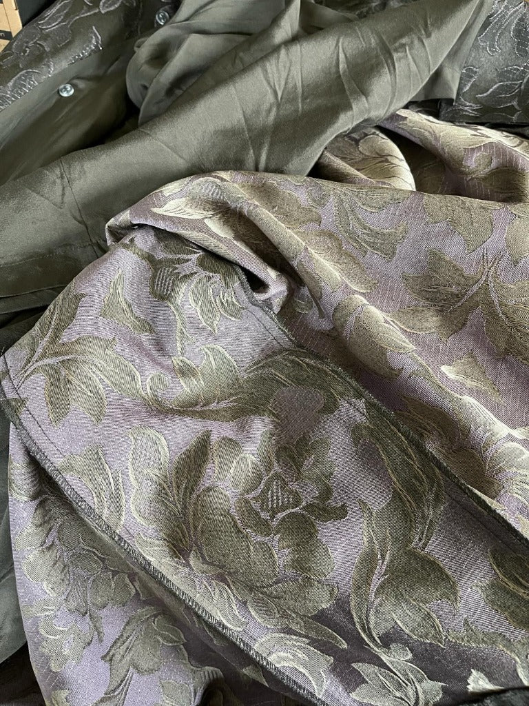 SHERYL MAY Lilac & Grey Trench Coat - UK M - Pre-loved Great Condition