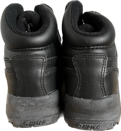 Hi-Tec Black Leather Boots size UK11 Kids  NEW in box