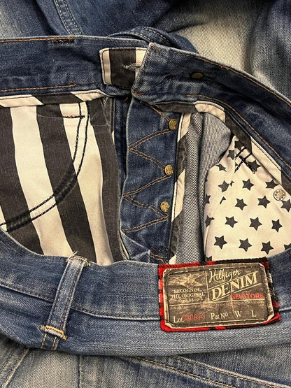 Hilfiger Blue Jeans - W32 - Inside and Rear Patch