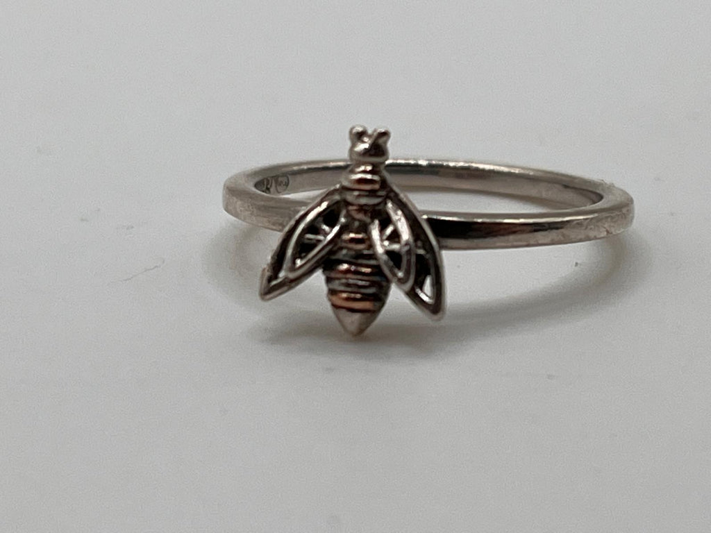 CLOGAU BEE Ring - Silver & Gold