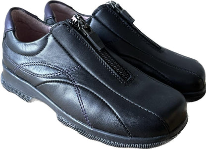 Start-rite Black Leather girls shoes, size UK9.5G.  NEW in Box