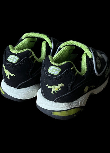Sketchers Lights-Up Boys Dinosaur Trainers, Size UK5 infant EU21.5 NEW in Box