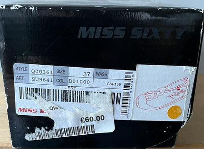 Miss Sixty Suede Sandals - UK4 - NEW