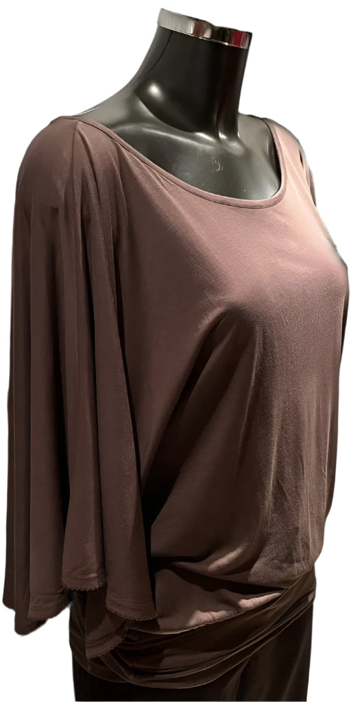 Ted Baker Chocolate Brown Top - UK 10