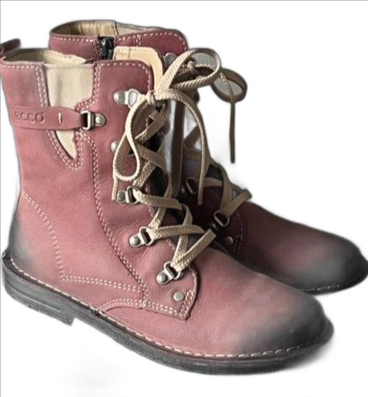 Ecco Children's Leather  Boots  -  Size UK1 -  Brand New In Box