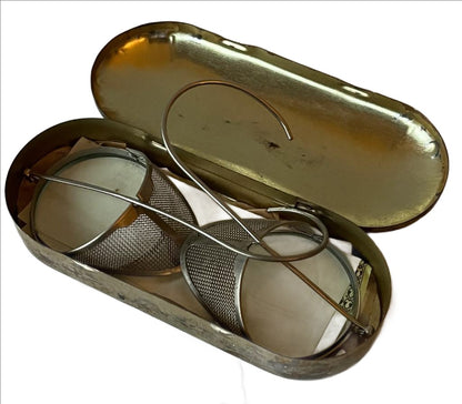British American Optical Vintage Safety Glasses - Case