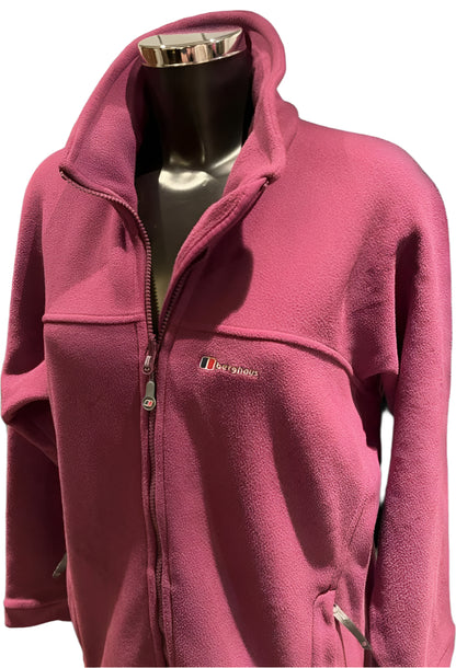 Berghaus Burgundy Fleece - Size UK 18