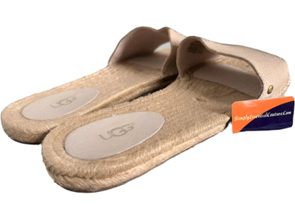 UGG Leather and Rope Sliders - UK7.5