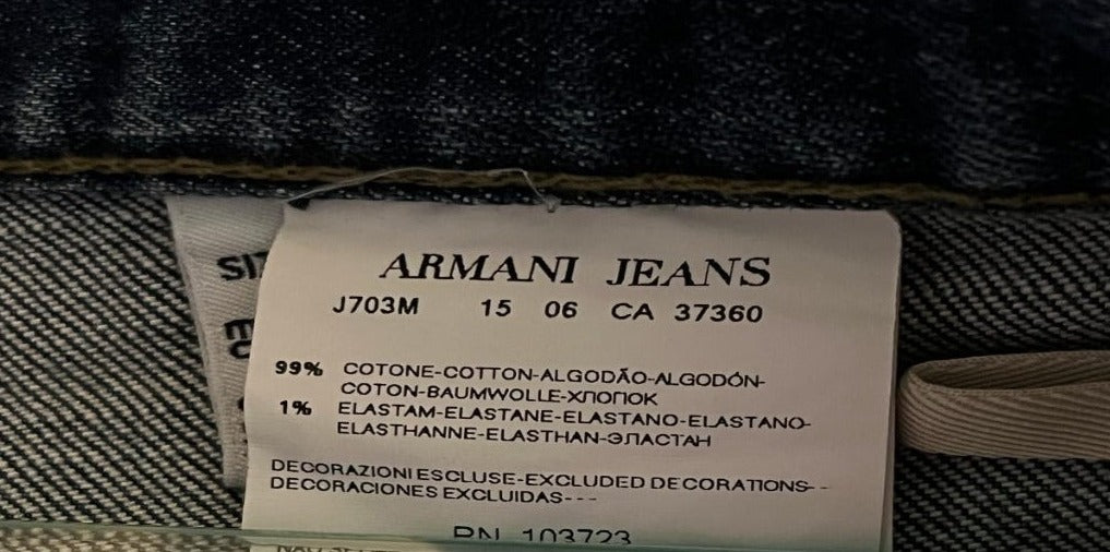 Armani Jeans Blue Wash W34 - Labels