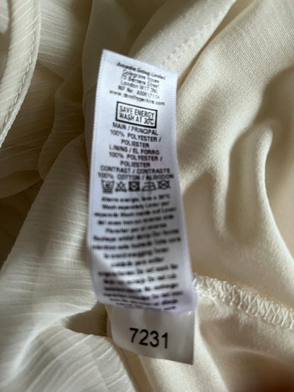 Dorothy Perkins Cream Dress - Size UK14 - NEW with Tags