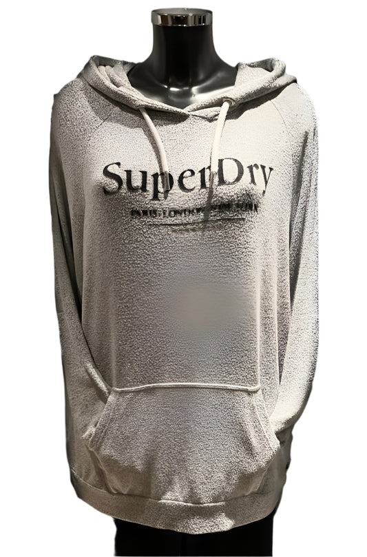 SuperDry Grey Hoodie size UK14  pre-loved