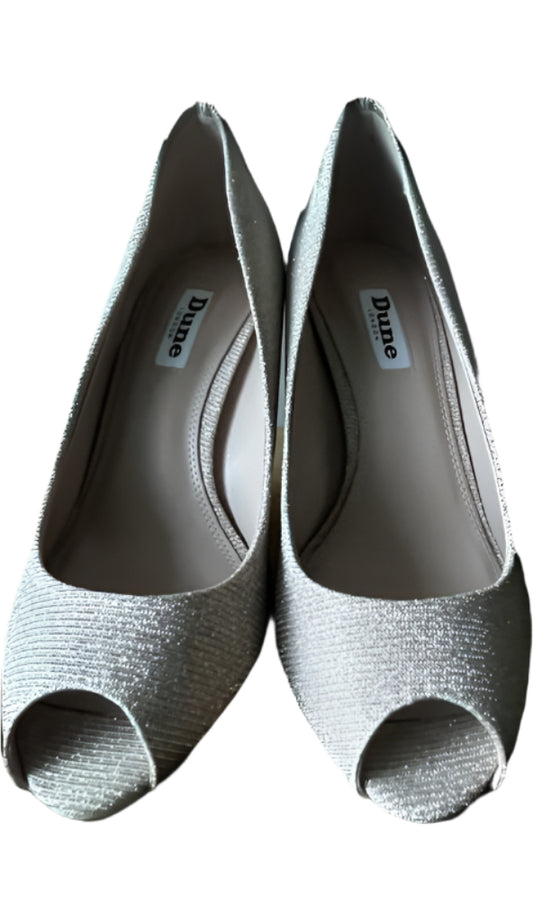 Dune Pink Blush Fabric Shoes - UK4