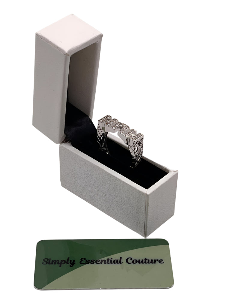 Sterling Silver 925 'MUM' Ring