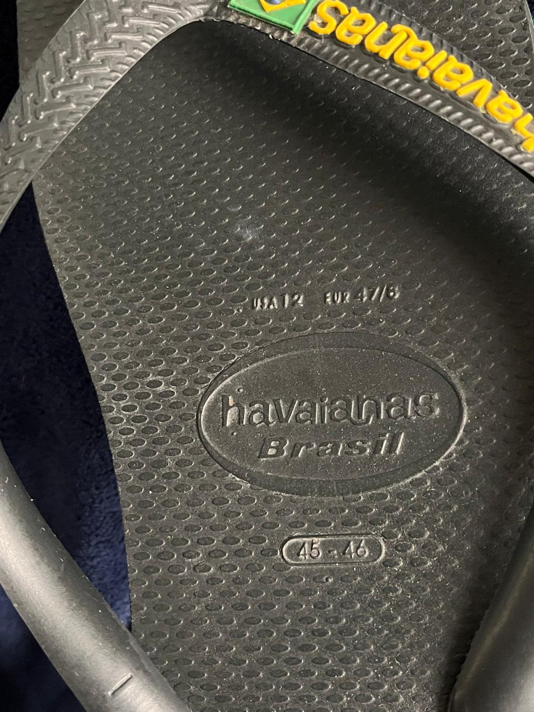 Havaianas Black Beach Top Post Sliders