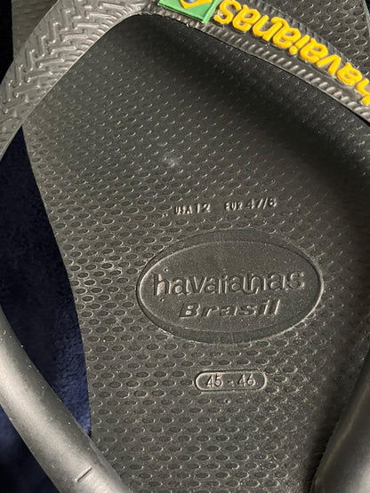 Havaianas Black Beach Top Post Sliders
