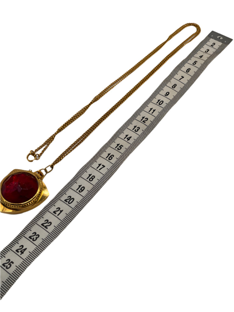 ZARJA Red Medallion Watch Pendant
