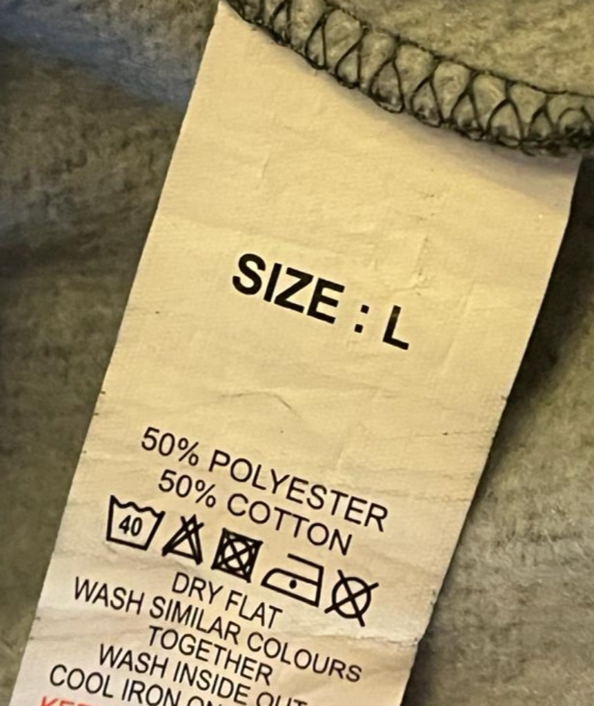 North Face Washing Labels