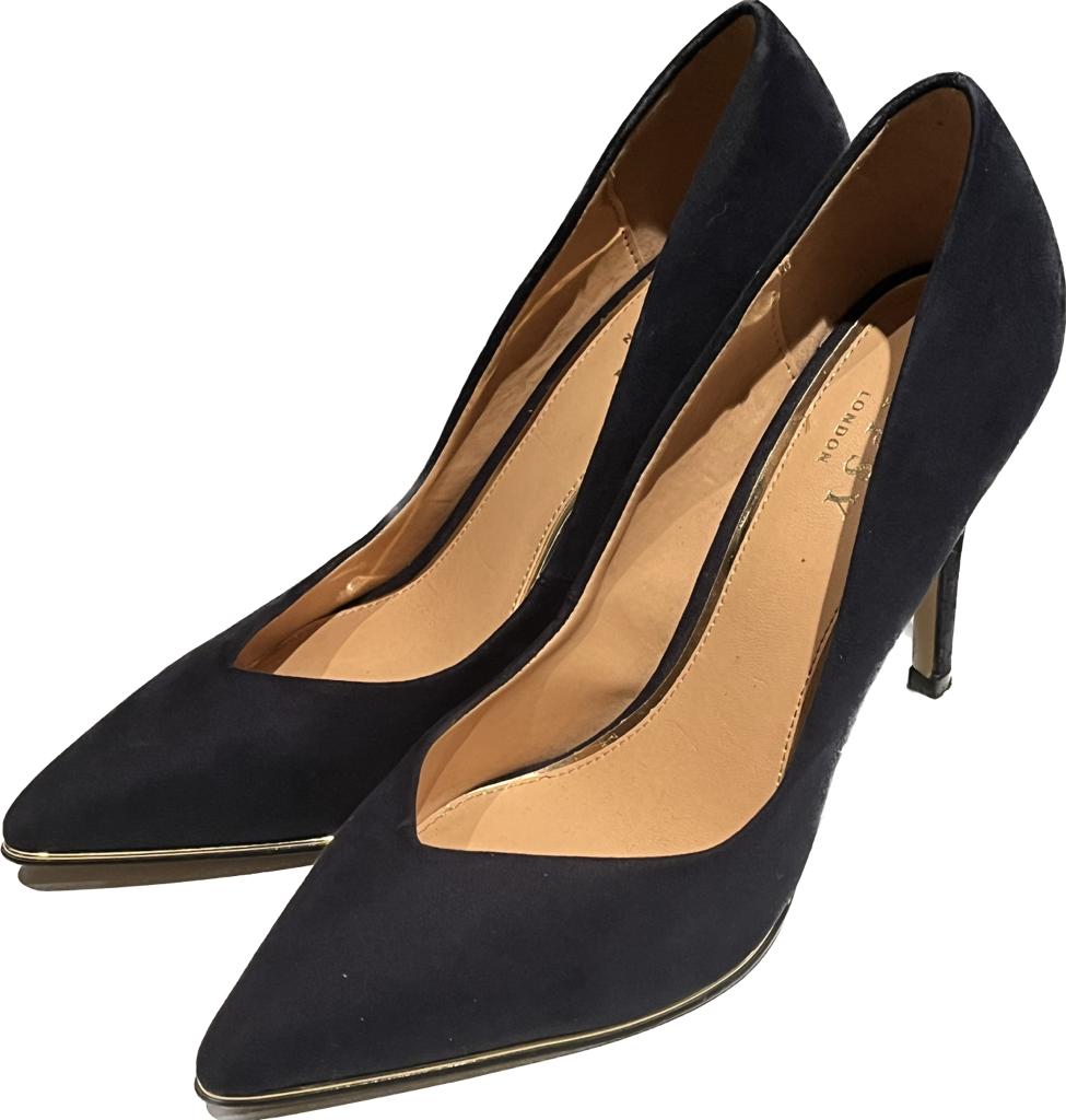 Lipsy Navy Blue Suede Shoes - UK6