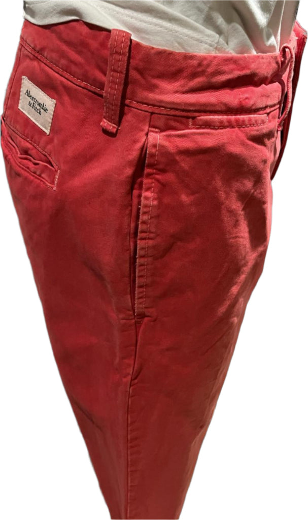 Abercrombie  Fitch Red Trousers - Pocket
