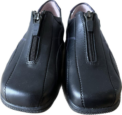 Start-rite Black Leather girls shoes, size UK9.5G.  NEW in Box
