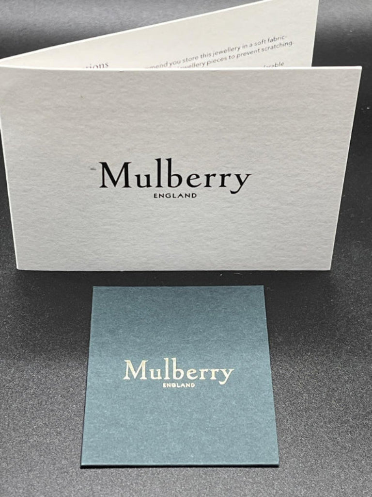 Mulberry Locket Bracelet - Authenticity Card